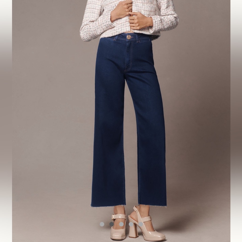 NWT Anthropologie Maeve Wide Leg Jeans